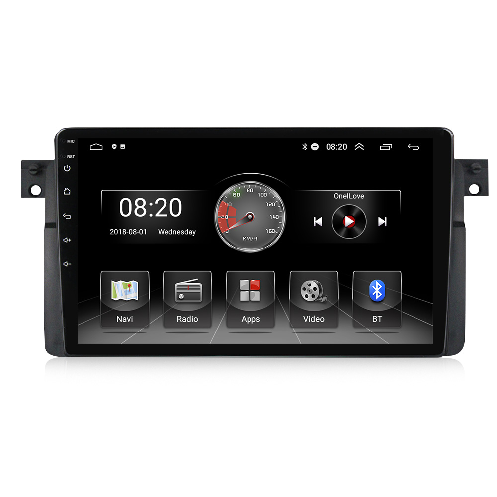 Navitree Android 11 4 ядра 2 + 32 ГБ Автомобильный DVD-плеер для BMW E46 1998-2006 GPS-навигация WIFI BT Радио стерео видео