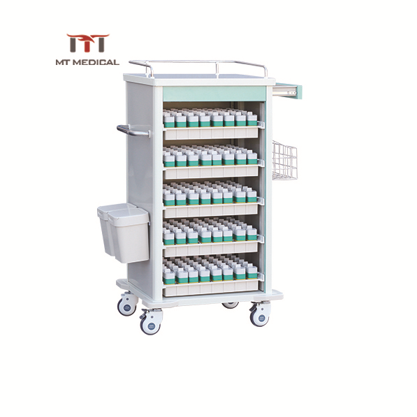 Hot sales European style medical equipments portable medicine trolley cart prices