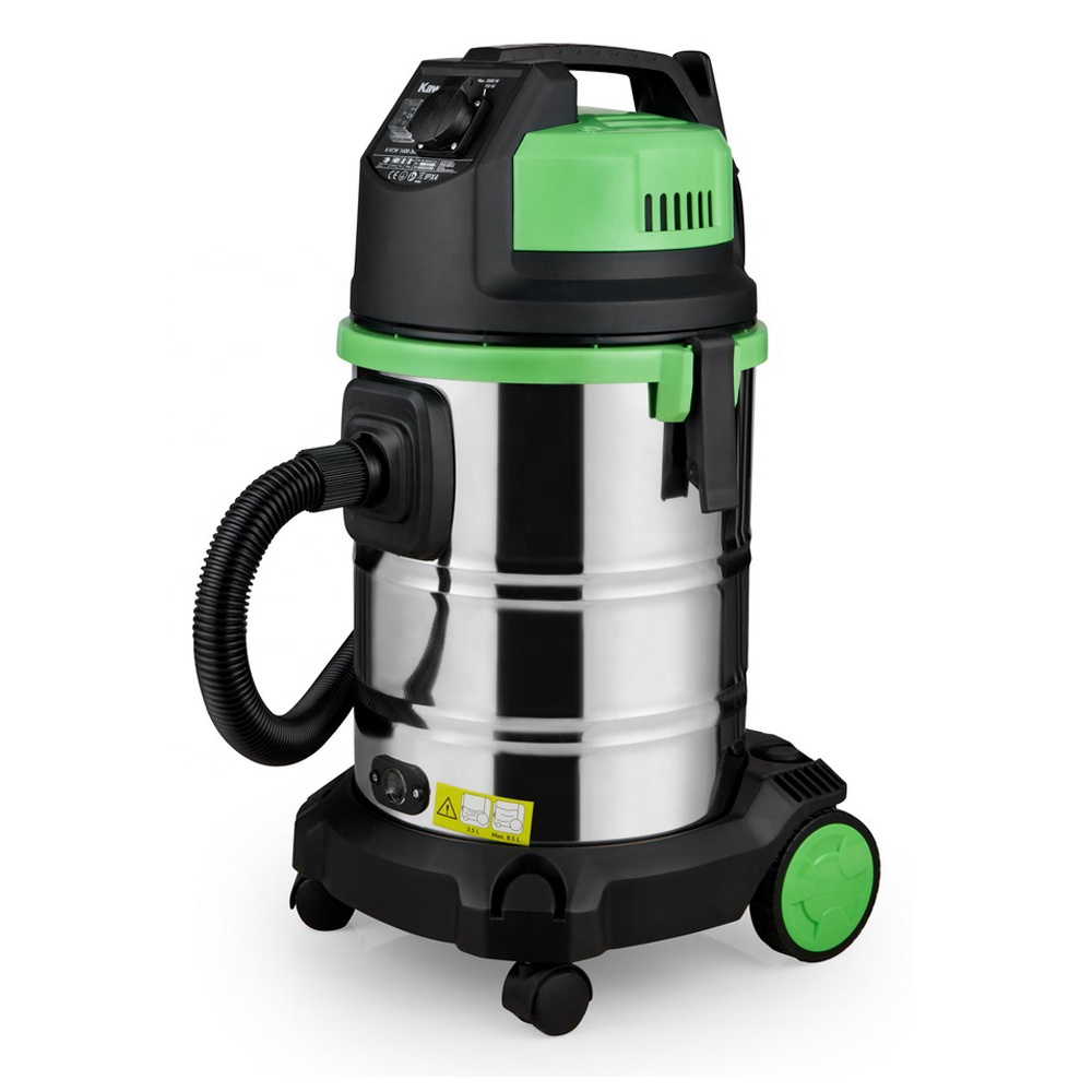 Jienuo профессиональный класс мокрого и сухого пылесоса Bagless 30ltr промышленный 1400 Вт 230 В JN508-30L питания из нержавеющей стали