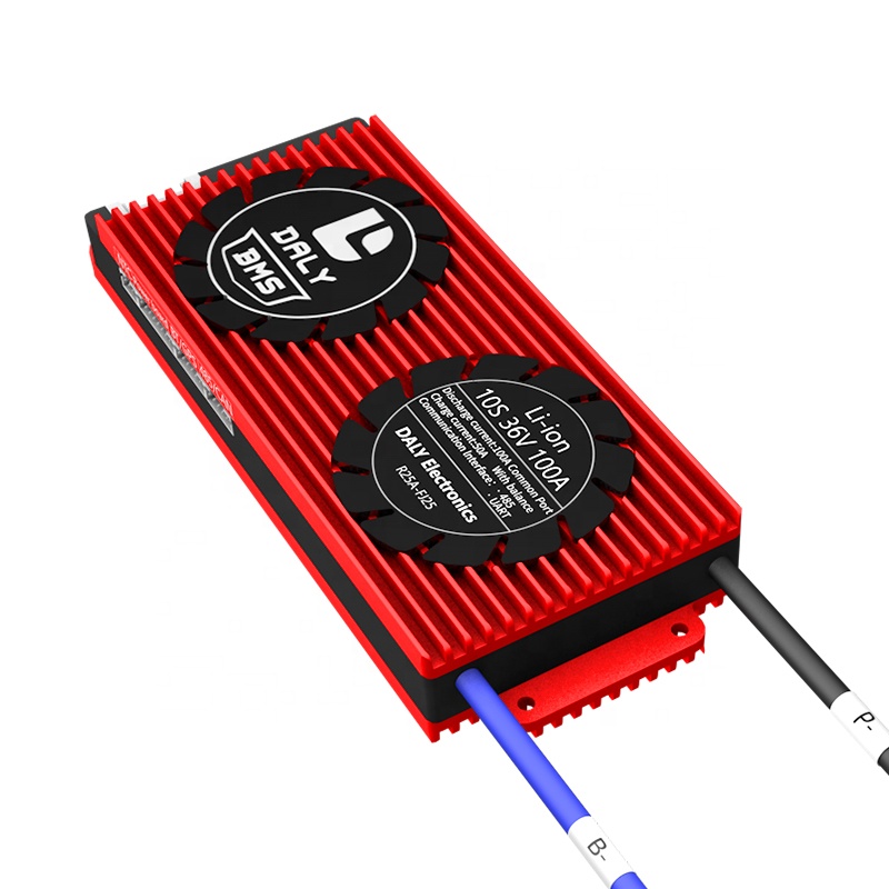 Производитель Daly может подключаться к ПК или мобильному телефону liion 10s 36v 100ah общий порт с UART солнечной батареей smart bms