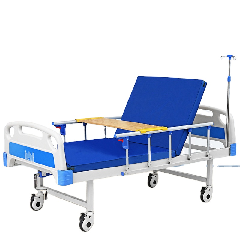Manufacturers wholesale anti-skid turning medical bed for the elderly, hand-operated multi-functional hospital nursing beds
