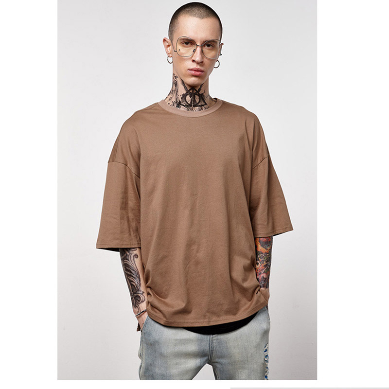 Hip-Hop Oversized Drop Shoulder Street Style T shirt For Man