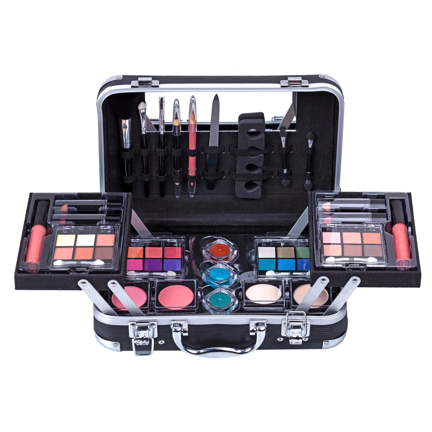 По индивидуальному заказу большой емкости Make Up набор для макияжа комплект ювелирных изделий с коробкой