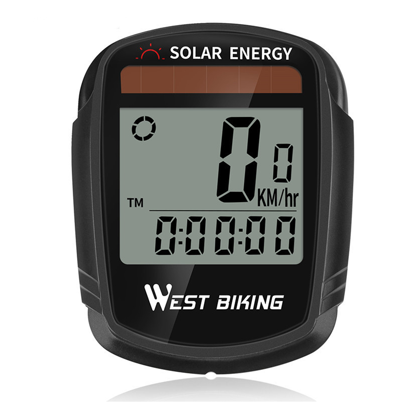2021 New Arrival Big Screen Wireless Universal Solar Digital Speedometer For Bicycle