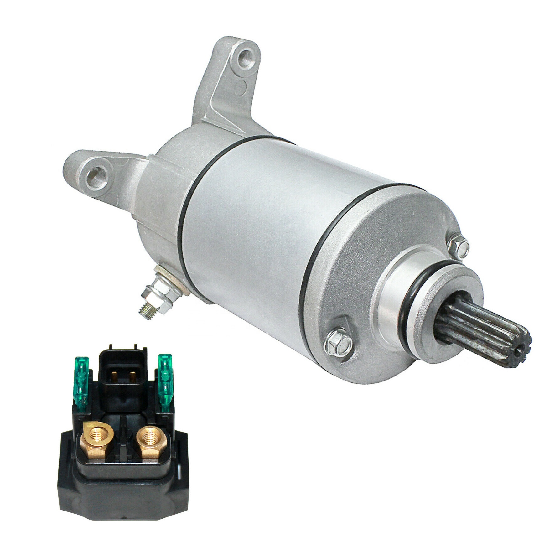 18808 Starter & Relay Solenoid for Suzuki LTZ250 LT-Z250 Quadsport 2004-2009 Atv