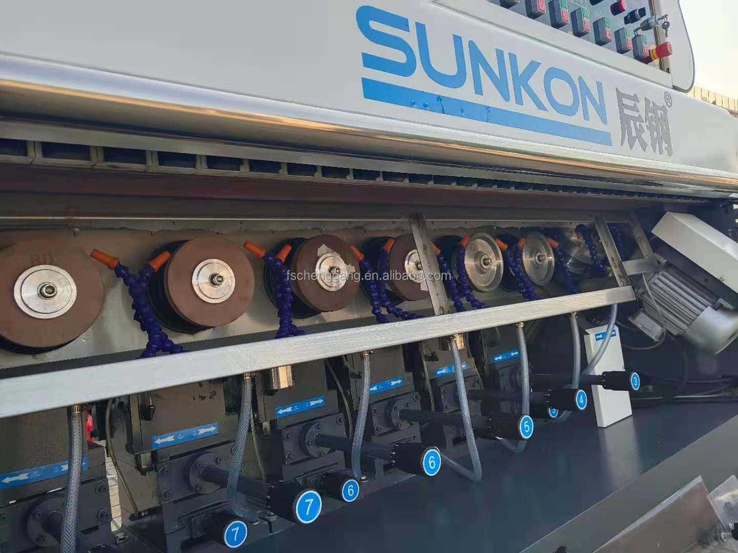 CGY8320 Glass edger Line Round Edging Polish Machine Good Quality Hot Sell Ce Certificate