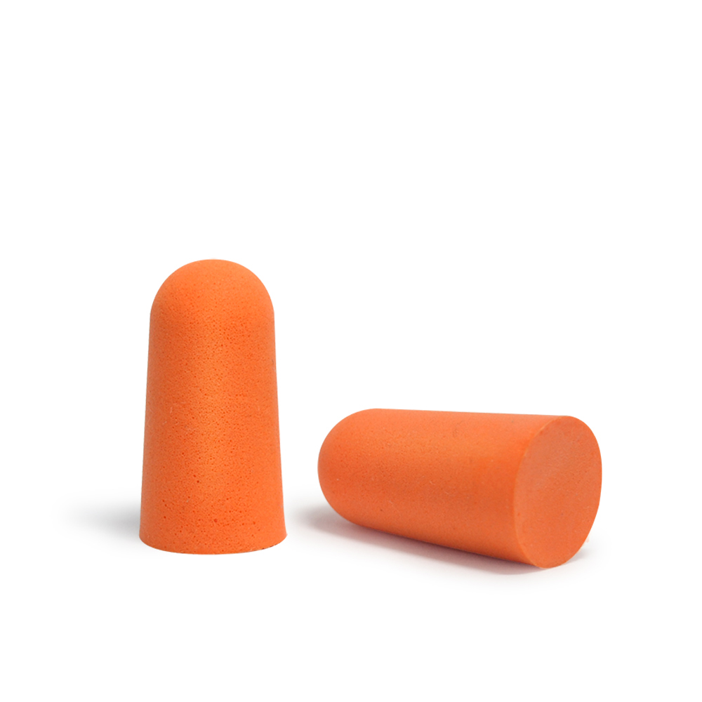 Custom Logo Soundproof Sleeping Earplugs Noise Reduction Safety Noise Cancelling Shooting Pu Foam Ear Plugs