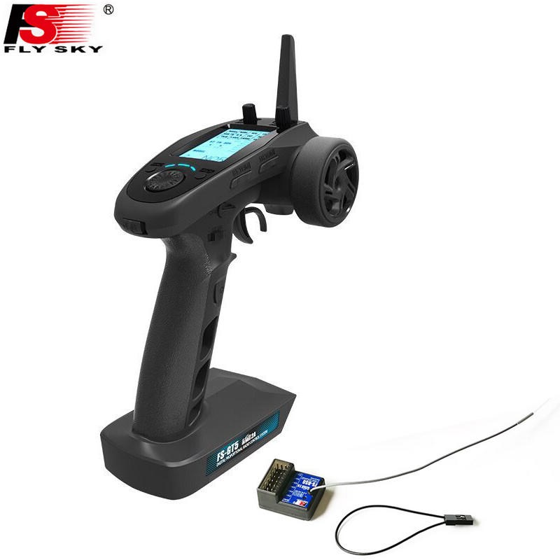 Flysky FS-GT5 2.4G 6CH Transmitter with FS-BS6 Receiver Built-in Gyro Fail-Safe for RC Car Boat