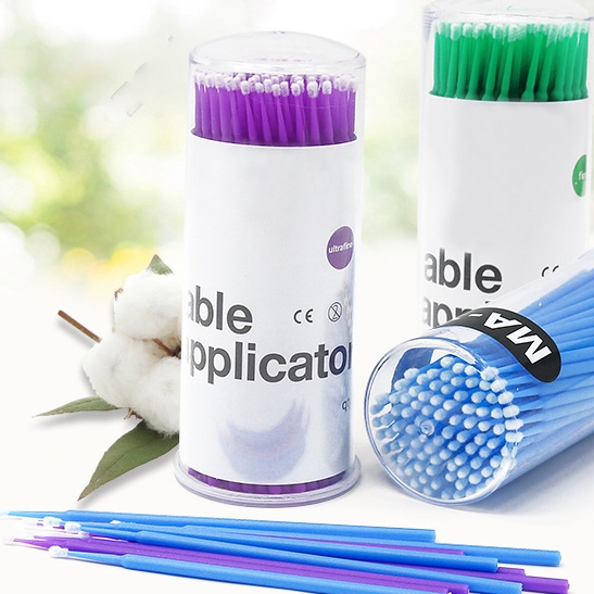 colorful regular disposable dental micro brushes applicator
