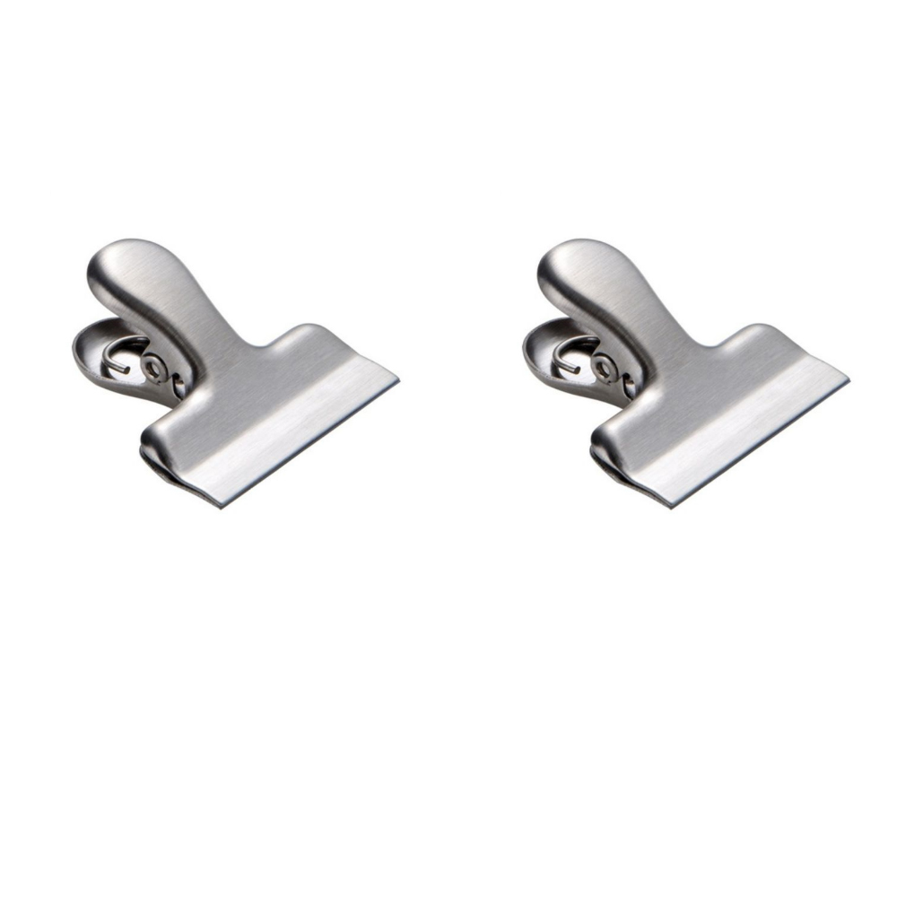 Manufacturer custom stainless steel sheet bag clip chip clip for office kitchen