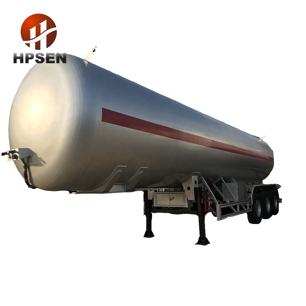 Good Quality 3 Axles 52600 LPG Petroleum Gas Pressure Vessel Tanker Trailer for Sale