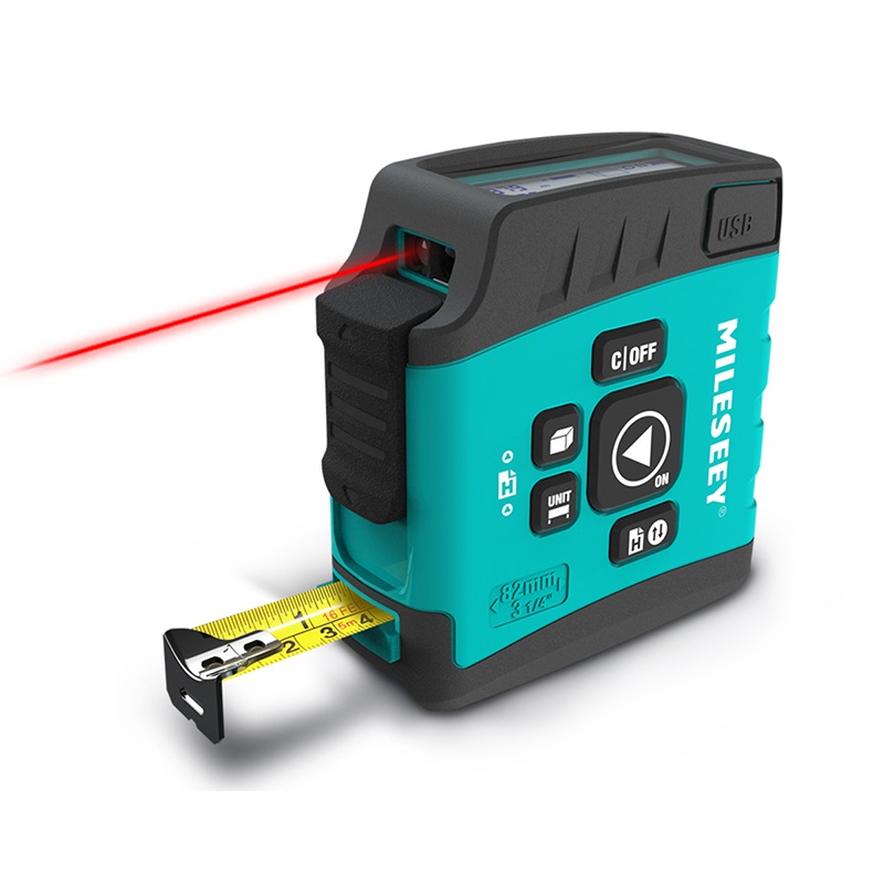 Mileseey DT20 Выдвижная USB-зарядка Цифровая Лазерная Лента с индивидуальным логотипом
