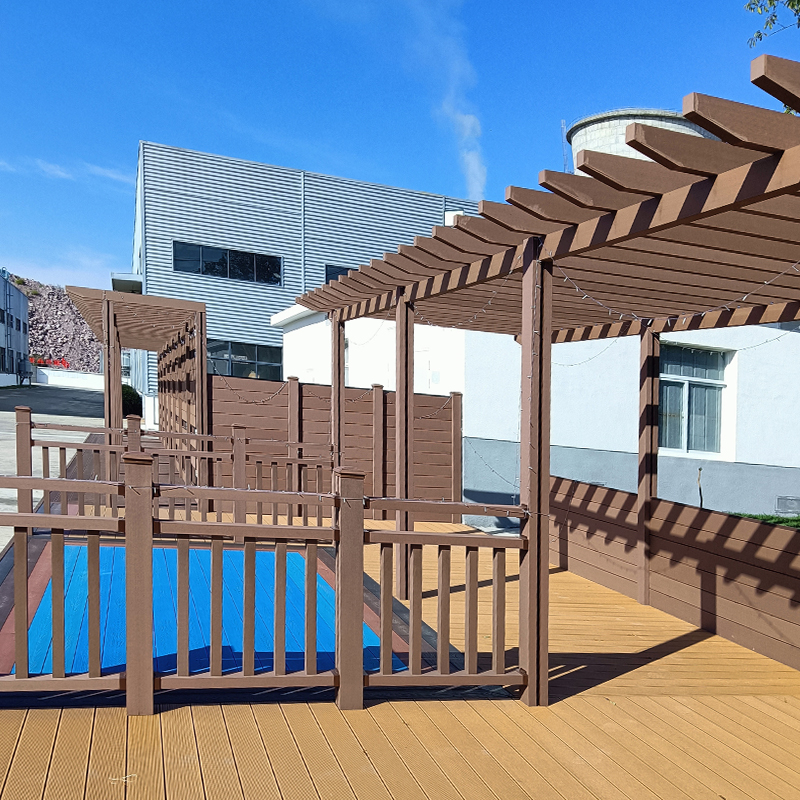 Wholesale waterproof wpc wood deck first generation wpc floor decking for home decoration
