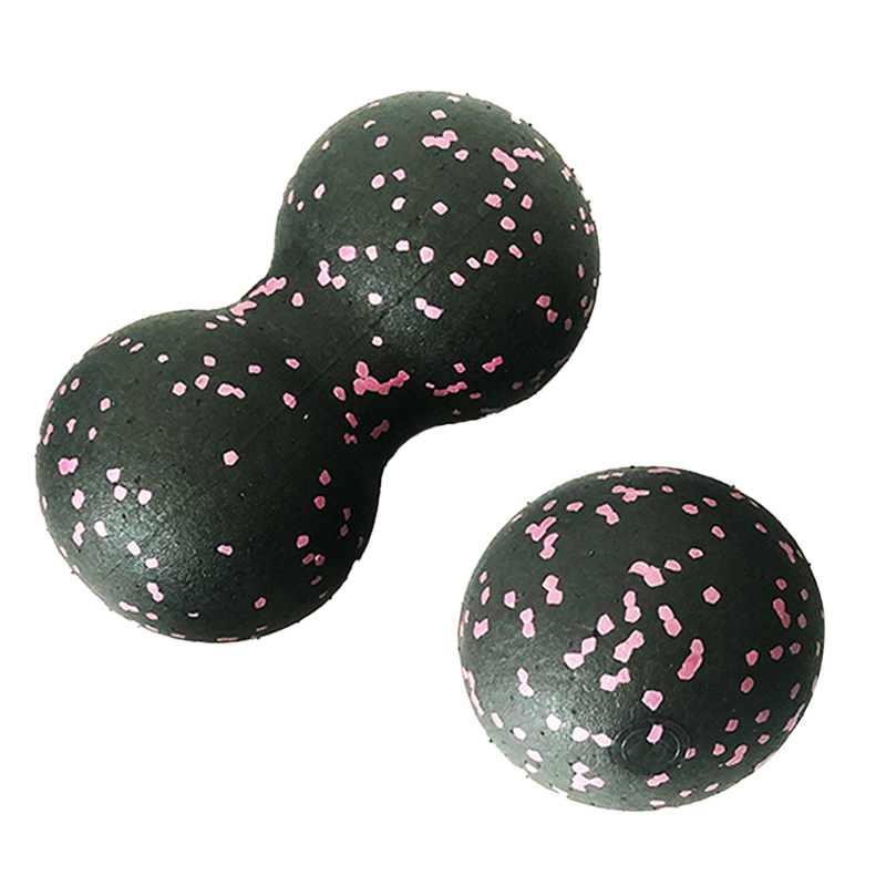 Yoga Peanut hand Massage roller Foam Ball Fitness Ball Double Lacrosse Massage Ball for Back Foot Neck Spine Shoulder Physical