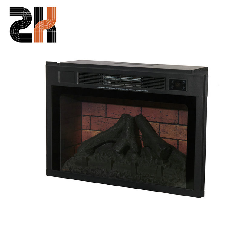 Горячая Распродажа! 30 дюймов 3D пламени черный Отопление Электрический камин