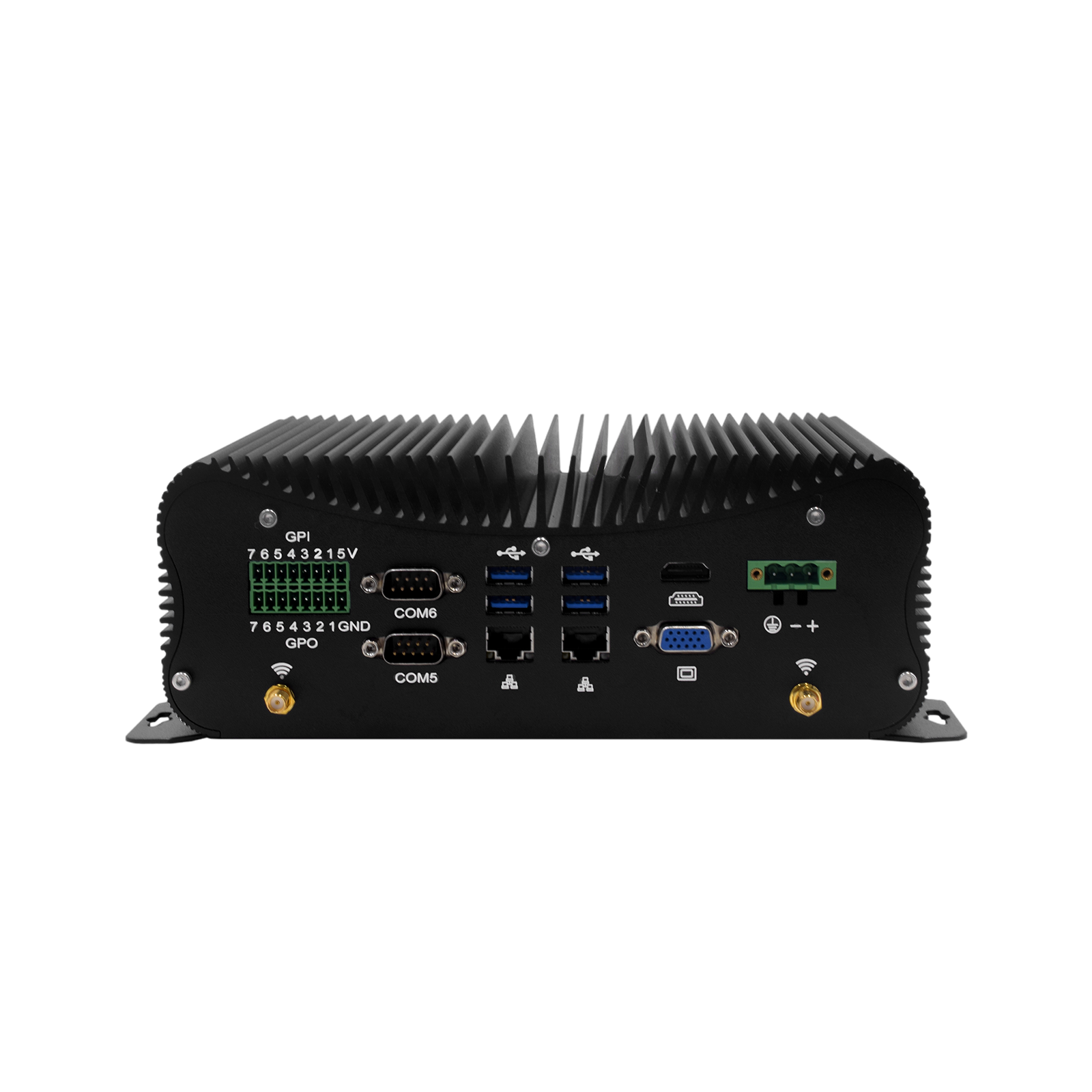 2,5G i7 i5 11-го поколения GPIO безвентиляторный мини-ПК Core промышленный прочный компьютер 2x Intel i225 LAN HDMl VGA Win10 Pro WIFI