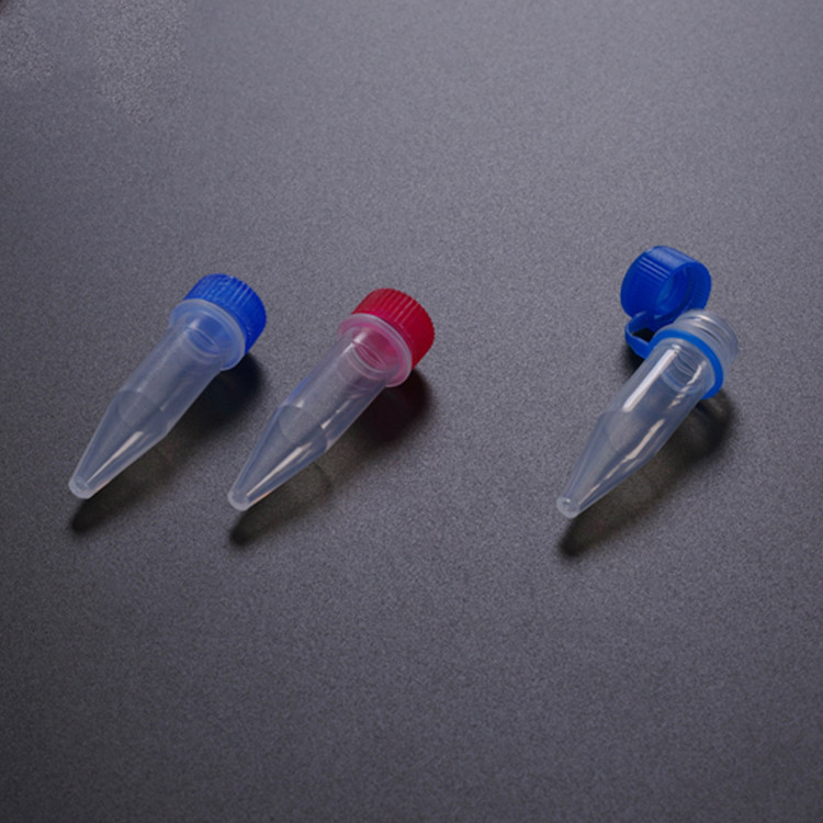 Disposable plastic 1.5ml centrifuge tube with press cap