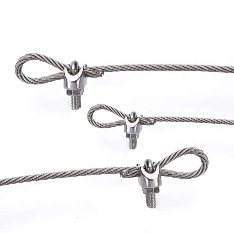 High-quality 304 316 Stainless Steel Wire Rope Clip