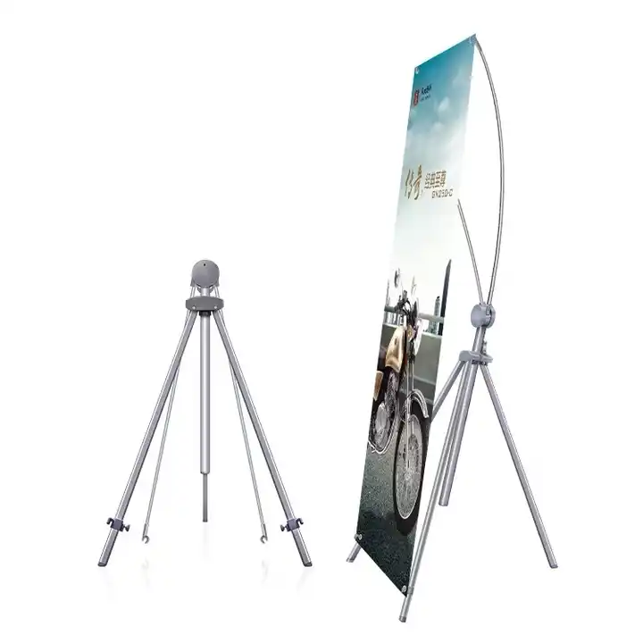 Custom portable advertising banners Custom banner display rack