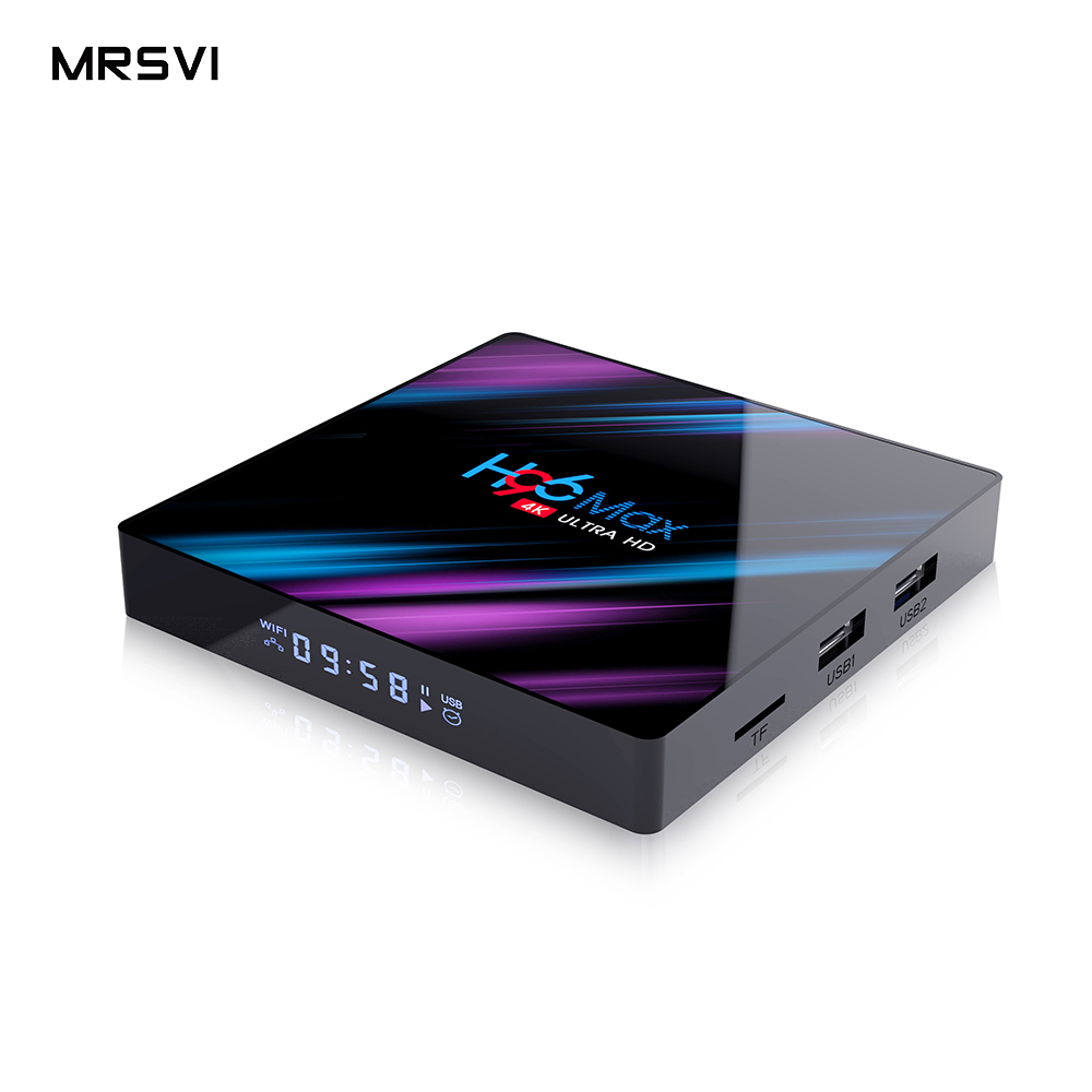 ТВ-приставка H96MAX, Android 10,0, 2,4 ГГц, 5 ГГц, двухдиапазонный WiFi, android, ОЗУ 2 ГБ, 4 Гб ROM, 16 ГБ, 32 ГБ, 64 ГБ, смарт-ТВ-приставка h96 max plus