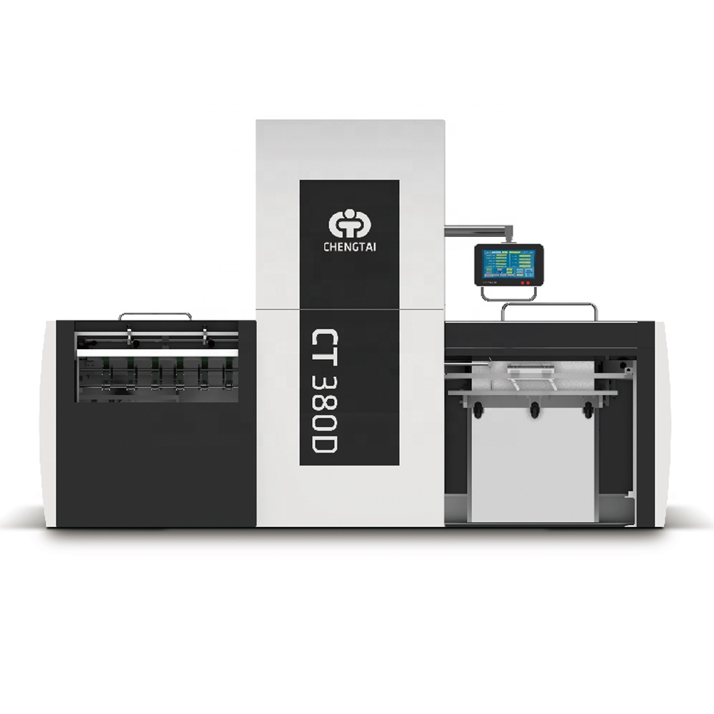 Factory Price PLC Controlled CT-380D Table Calendar Luxury Packaging Box Paper Sheet Automatic Hydraulic Deep Embossing Machine
