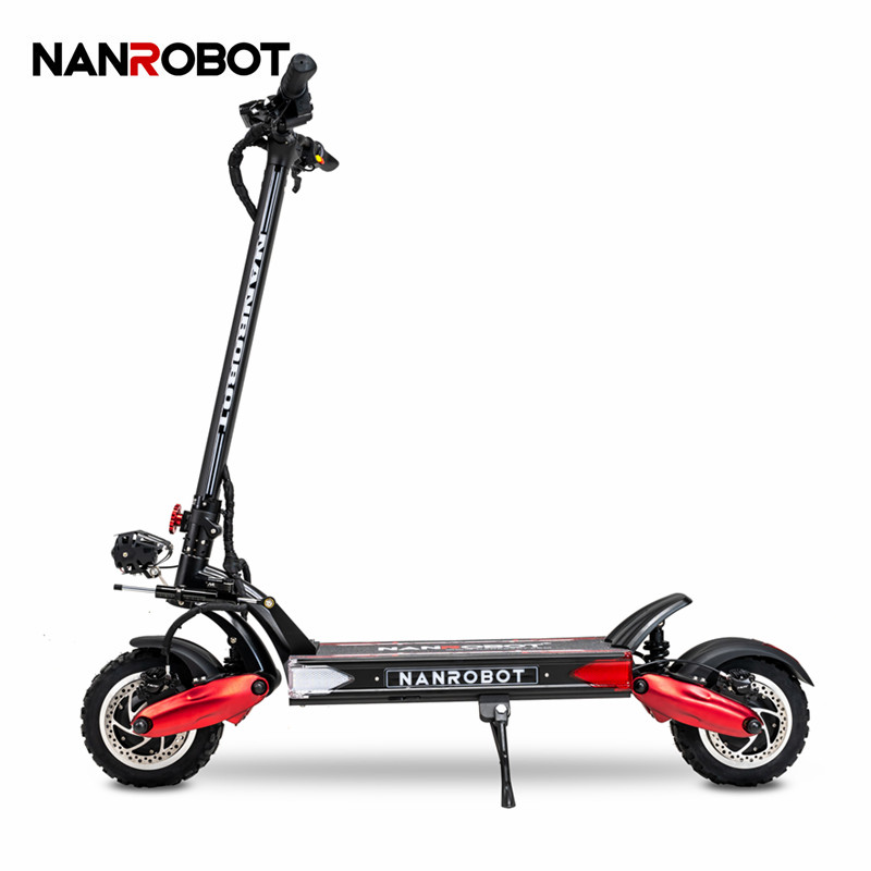Nanrobot гидравлические дисковые тормоза складной 60v литиевая батарея внедорожный электрический скутер, способный преодолевать Броды для взрослых