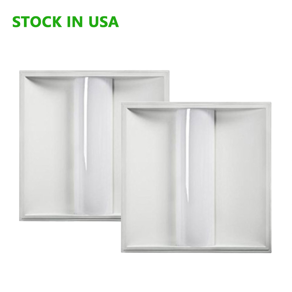 USA Warehouse High Quality White 2X2 2X4 Indirect Light Fluorescent Troffer Light