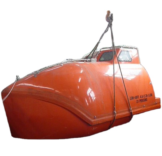 Морская спасательная лодка F.R.P Solas, полностью закрытая спасательная лодка, спасательная лодка