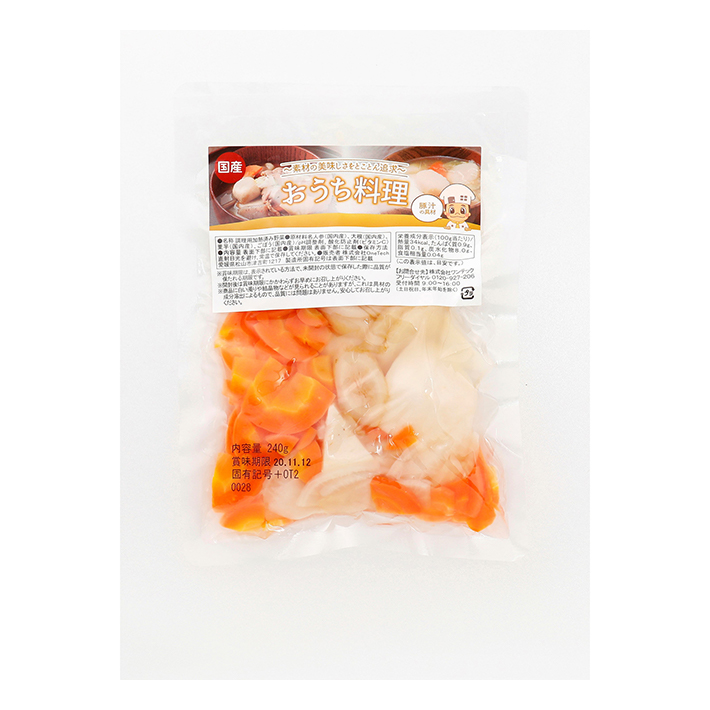 Вкусные удобные замороженные приготовленные овощи блюда, сделанные в Японии