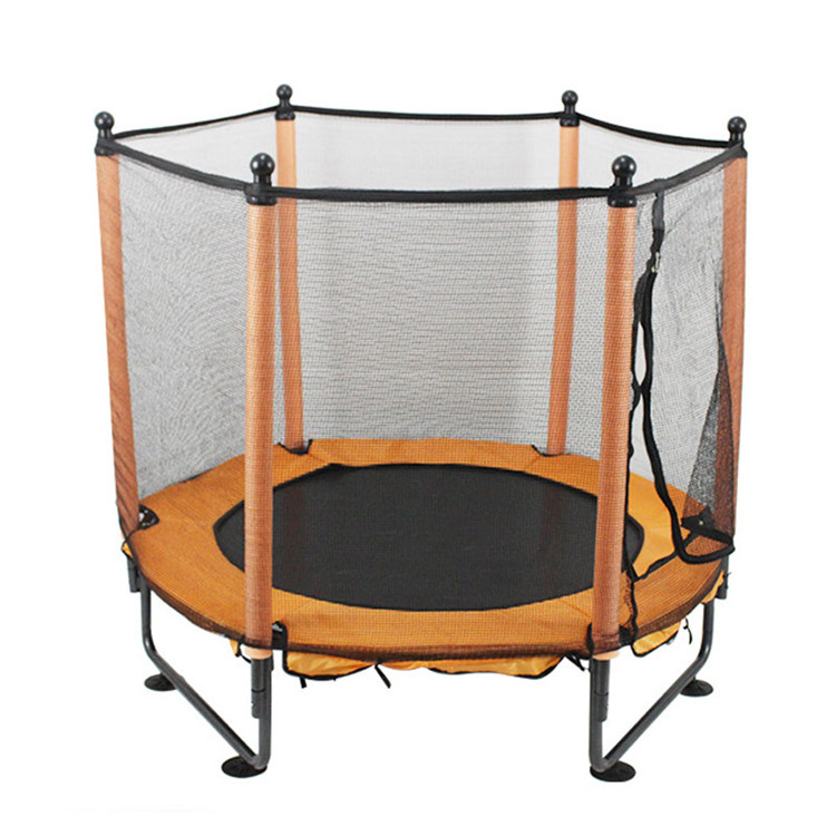 Mini Kids Fitness Round Jumping Bed Trampoline Children Jump Trampoline Park With Safety Shield