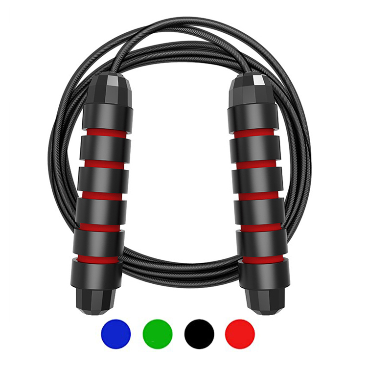 Professional Heavy Adjustable Bearing Skipping Rope cuerda de saltar Springseil Exercise Weighted Speed PVC Steel Wire Jump Rope