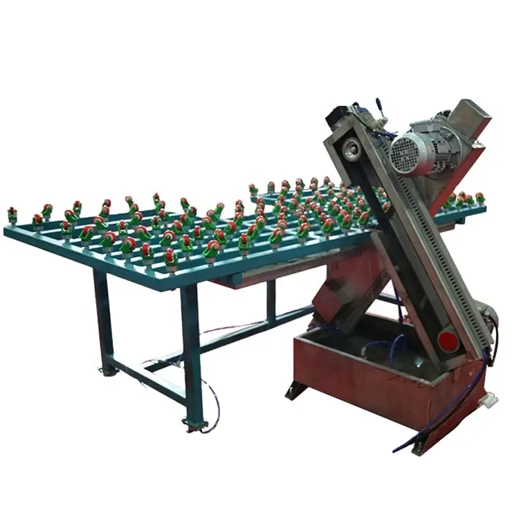 High quality hot sale water type belt edge polishing grinder machine for glass processing