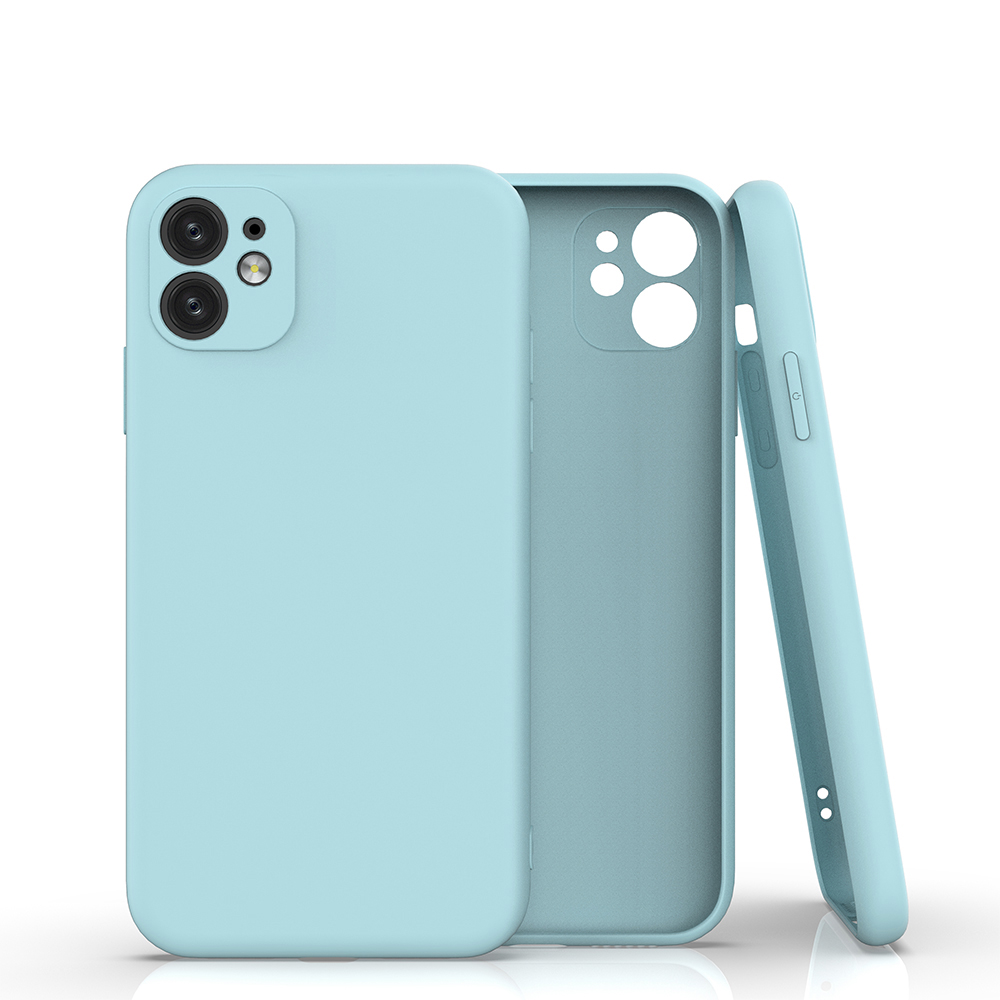 360 Защитный силиконовый чехол для iPhone 12 Pro, сплошной цвет, мягкий ТПУ чехол, задняя крышка для мобильного телефона iPhone 11 Pro Max