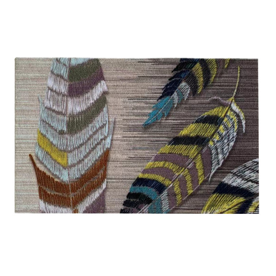 DONGWO Low Profile Welcome Front Door Mat Outdoor for Home Entrance Outdoor Mat for Outside Entry Way Doormat Entry Rugs