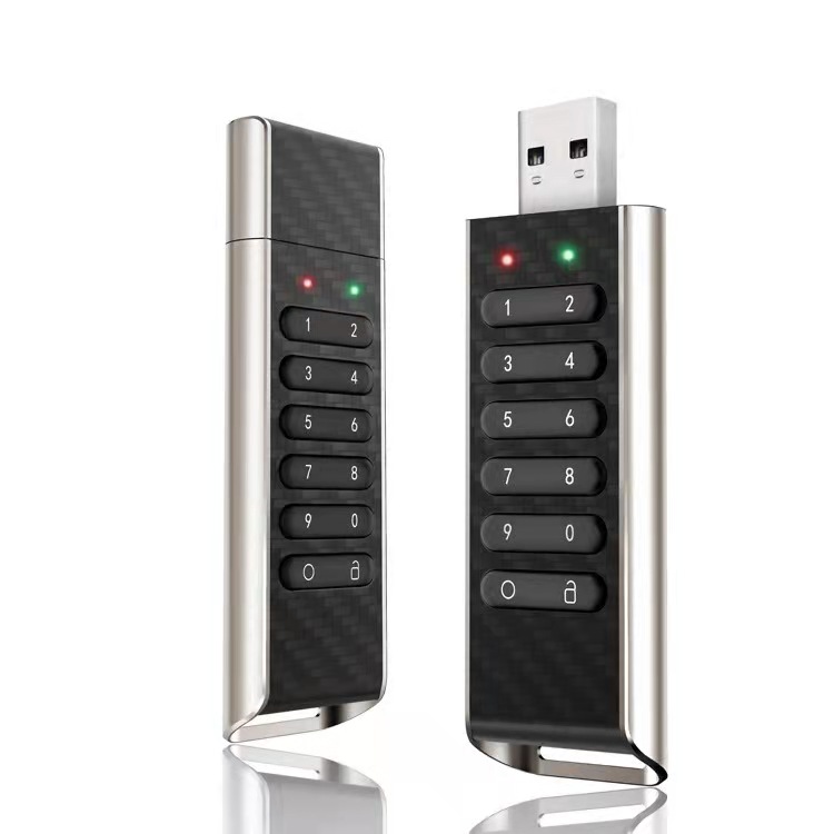 Hot Selling New Coded Lock Keypad USB Flash Drive 32GB/64GB