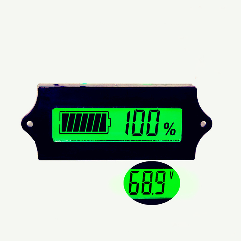 JS-C31 8-70V LCD индикатор емкости батареи с переключателем для свинцово-кислотной литиевой батареи, ЖК-дисплей питания