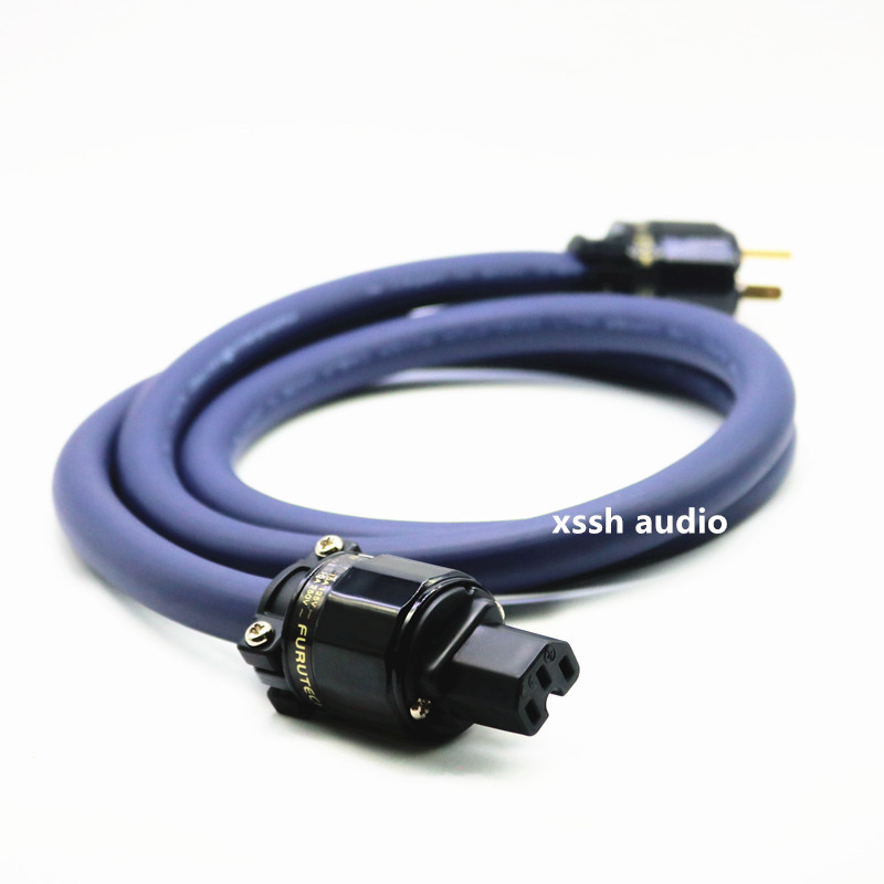 Hi-Fi 7n медный кабель питания Furutech Стандартный американский Hi-Fi аудио CD усилитель мощности для США ЕС кабелей мы разъем питания