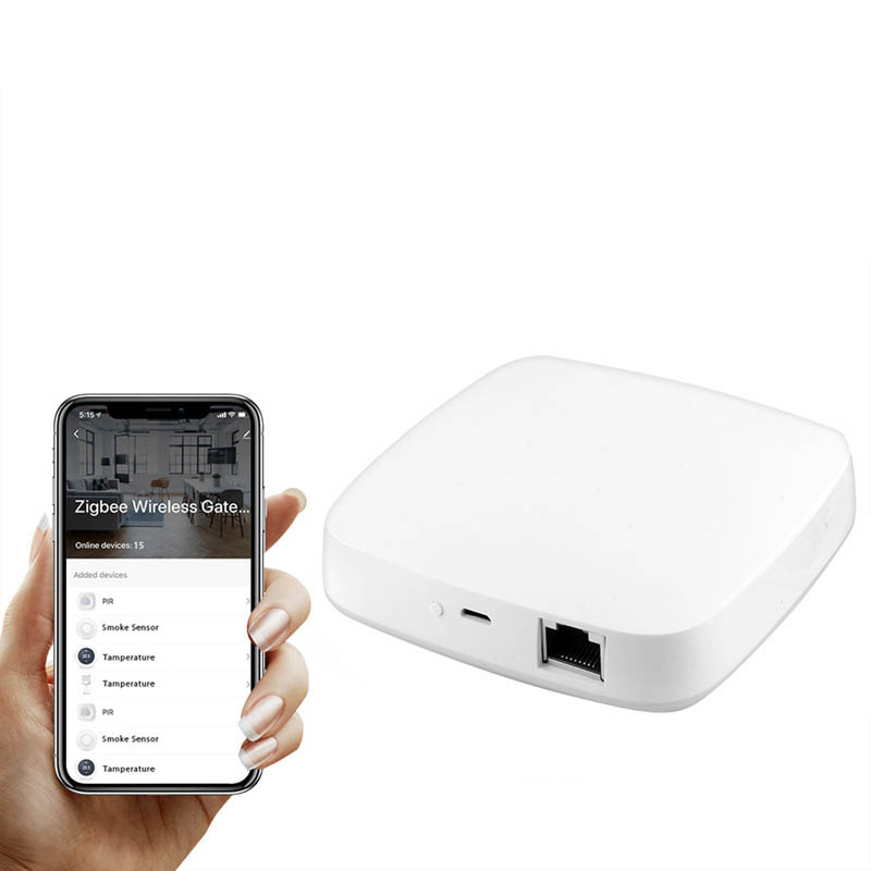 Проводной Интеллектуальный шлюз ZigBee для умного дома, переключатель tuya работает с Alexa Google home