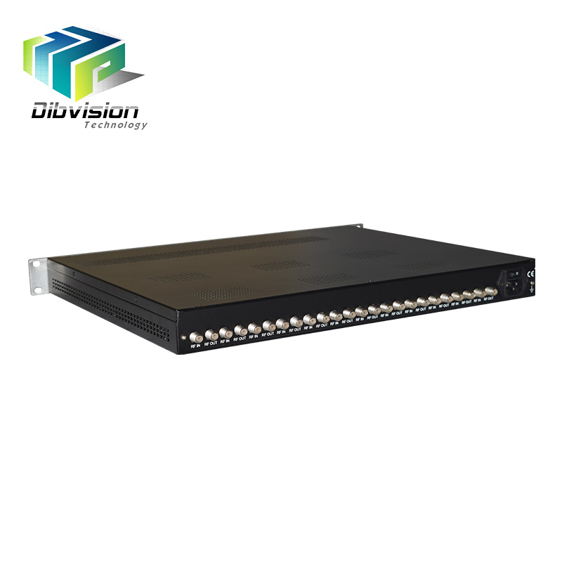 12 в 1 ТВ transmodulator dvb-s для dvb-т преобразователя вещания оборудование кабельного ТВ головной узел