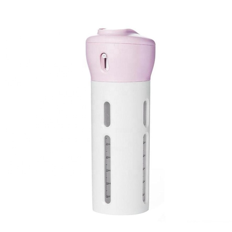 2020 Amazon Hot Selling Travel Kit Wholesale Small Portable ABS Plastic Cosmetic Shower Gel Container 4 in 1 Shampoo Lotion