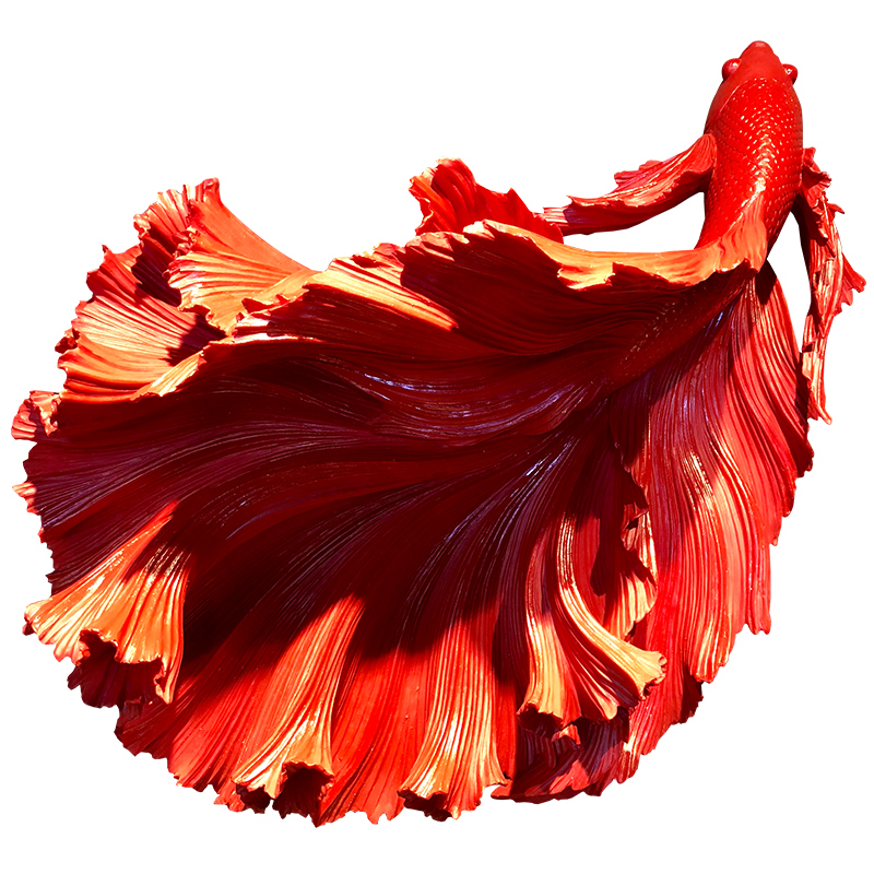Домашний настенный фон betta fish Настенный декор betta fish украшение 3D Скульптура
