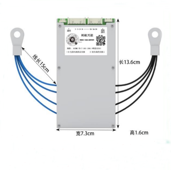 Ant Smart Bms 7S~16S 40A 80A 100A 130A 200A 325A Lithium Ion Lifepo4 LTO Bms With Communication Protection Board
