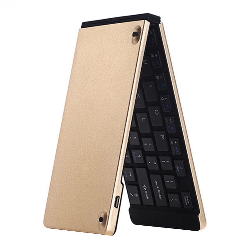 tablet computer laptop universal ultra-thin built-in lithium battery wireless folding bluetooth keyboard