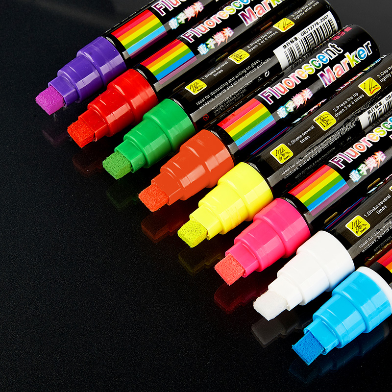 Stationery Factory Best Sale Liquid Chalk Pen Electronic Highlighter Custom Logo Liquid Chalk Marker Set