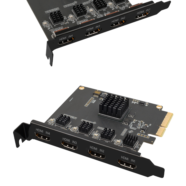 4-channel high definition multimedia interface 1.4 1080P 60fps Simultaneous display switching Video built in Capture Card
