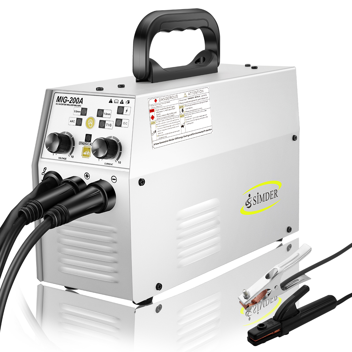 Portable MIG Welder 160amp flux Core Welder 110V 220V IGBT without GAS ARC TIG MIG 3 in 1 Welding Machine