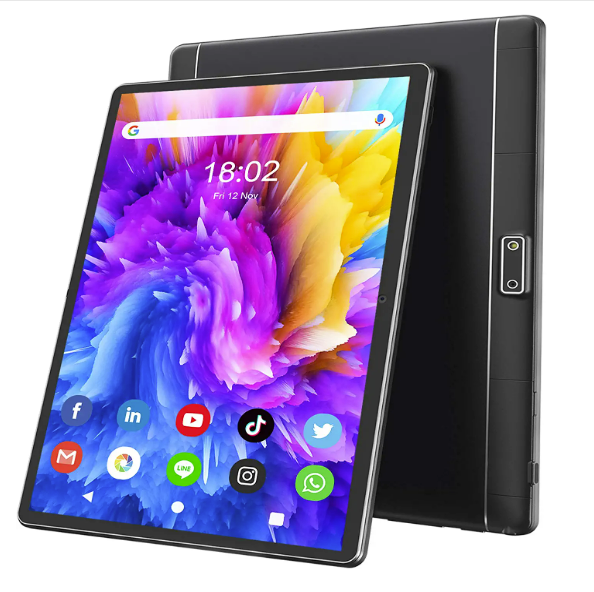 Планшет Android 11 10,1-дюймовый Планшет 64 ГБ памяти 4 ГБ ОЗУ 2022 новейший планшет с восьмиядерным чипом USB-C с клавиатурой