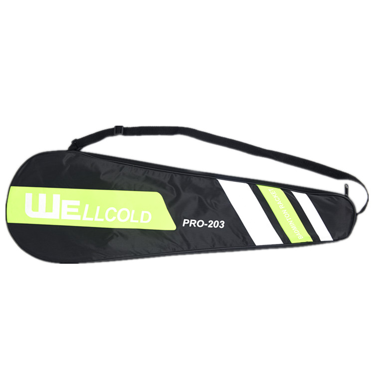 Quick delivery aluminum alloy badminton racket cover,best badminton racket brand with high quality