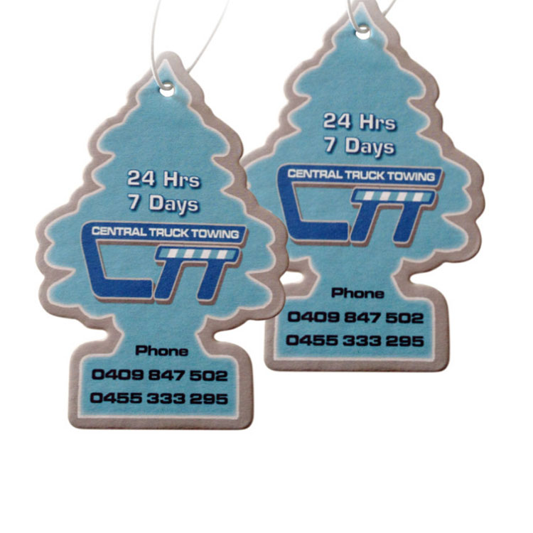 Customized Logo All Scents Refresh Paper Car Air Fragrance Air Freshener