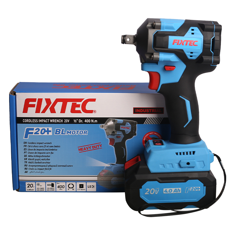Мощный беспроводной бесщеточный ударный гаечный ключ FIXTEC 20 в, 1/2 дюйма, Электрический гаечный ключ с высоким крутящим моментом, цена
